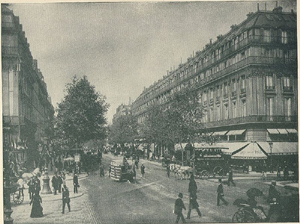 Парижские бульвары в 1890-х годах