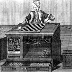 Турок — шахматный автомат Кемпелена (http://users.kpi.kharkov.ua/sg_chess/mec/chinw/other/articles/1.htm)