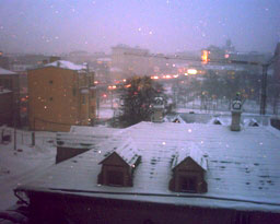 «Есть ли пробки на Садовом?» Так выглядит зимнее утро из моего окна.