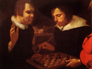 Джонсон и Шекспир играют в шахматы