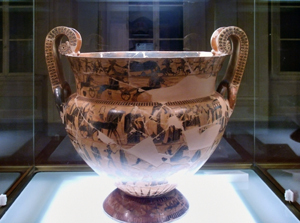 Кратер — сосуд, в котором греки смешивали вино с водой