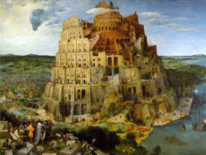 Питер Брейгель, «Вавилонская башня»